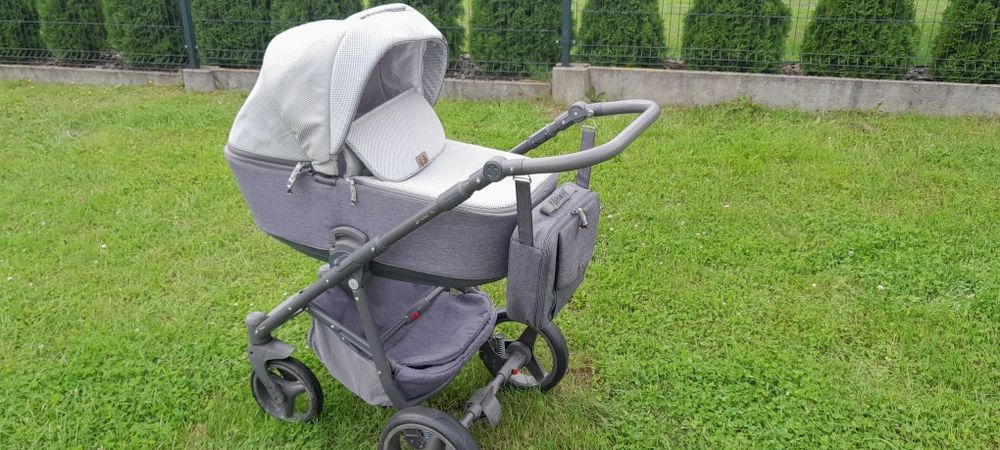 Adamex Reggio szary wozek 2 w 1