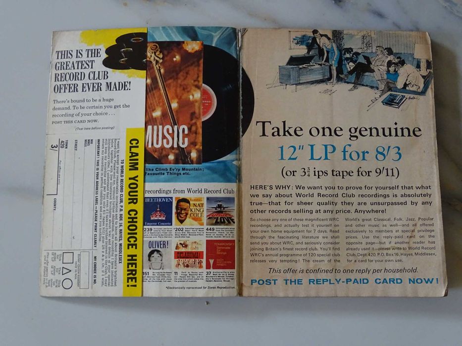 Reader's Digest 1967 r. reklamy