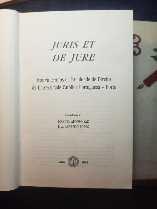 Iuris et de iure Do Direito e da Lei