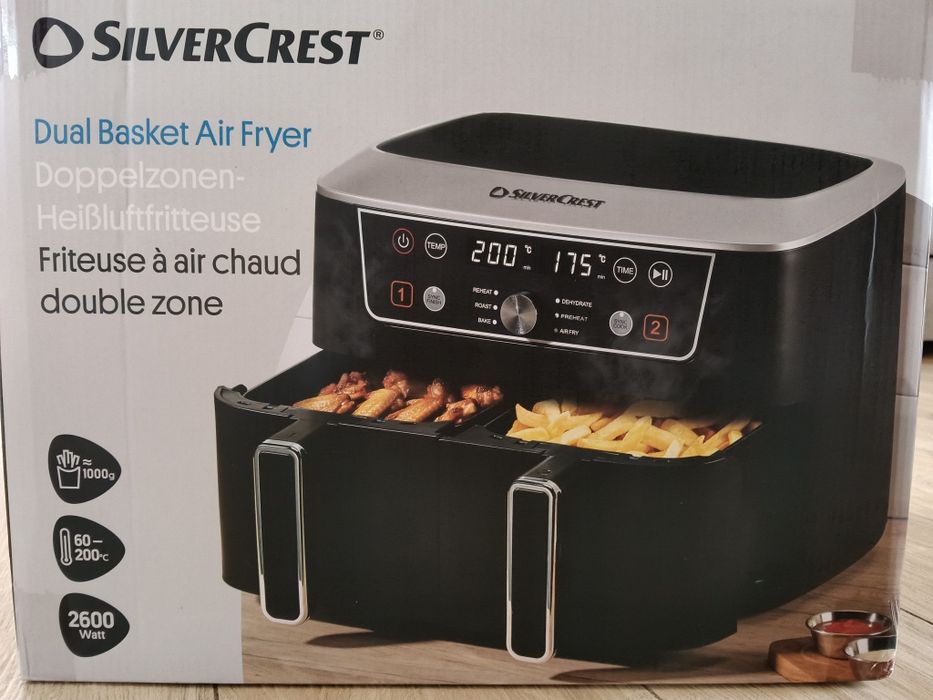 Airfryer dwukomorowy SilverCrest