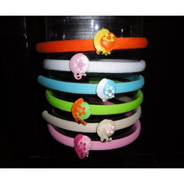 Bandoletes de menina com caracol