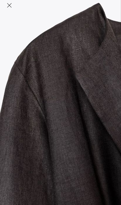 Lniany komplet garnitur Zara XL