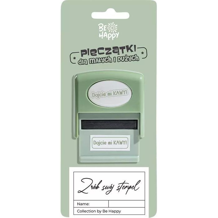 Pieczątka Z Napisem Dajcie Mi Kawy!. Nowy Produkt