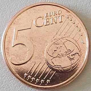5 Cêntimos de 2018  dos Países Baixos