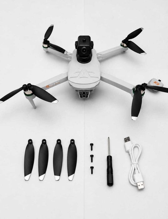 Dron GD12 Kamera HD Ekran 4,3" 3 Baterie Walizka Nowy