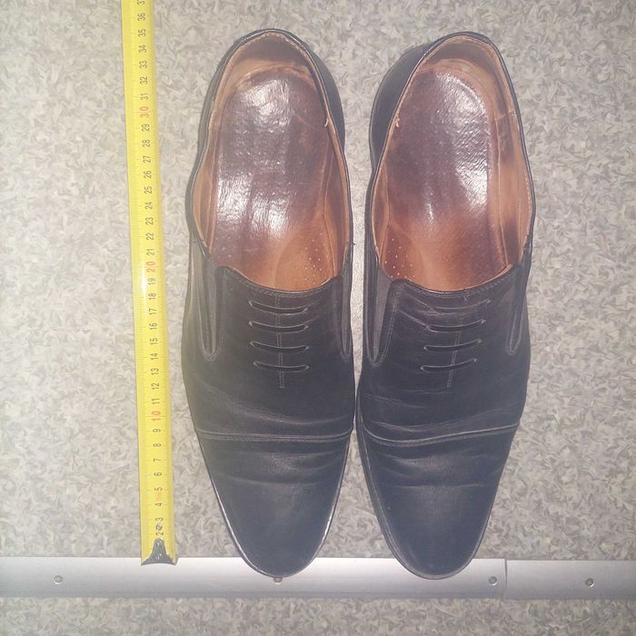 Туфлі шкіряні чоловічі б/в, 46рр. Туфли кожаные мужские б/у, 46рр.