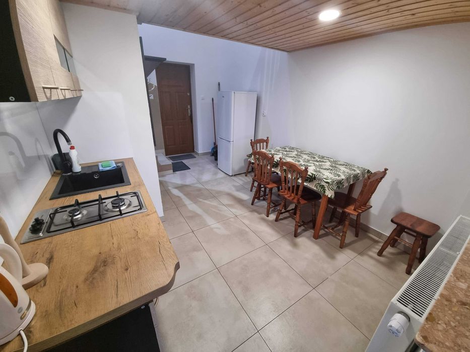 mieszkanie kaszuby, domki na Kaszubach, lasy, kulig