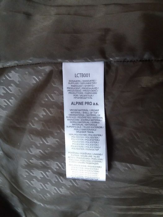 Płaszcz pikowany zimowy damski ALPINE PRO