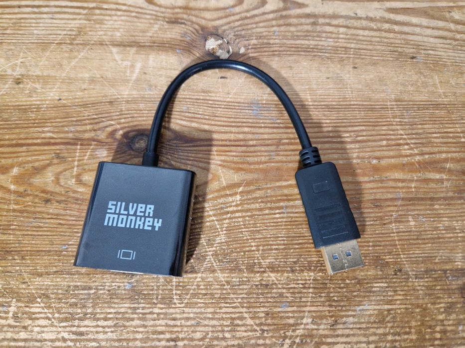 Silver Monkey Adapter DisplayPort - HDMI Czarny (3742)