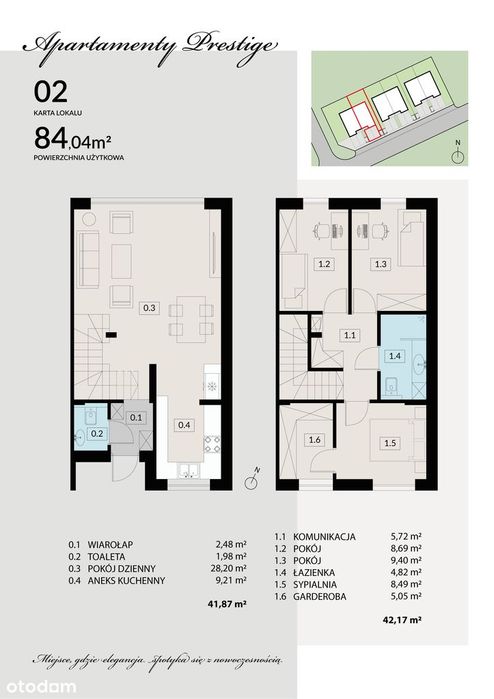 Dobrzyca Apartamenty  ul. Mierosławskiego mieszkania 84m2