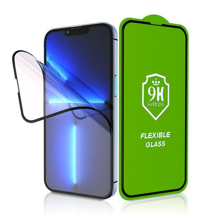 Szkło hybrydowe 5D Full Glue do Samsung A16 5G / A17 5G / A18 Bestsuit Flexible czarne
