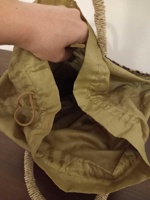 Torebka plażowa plecionka