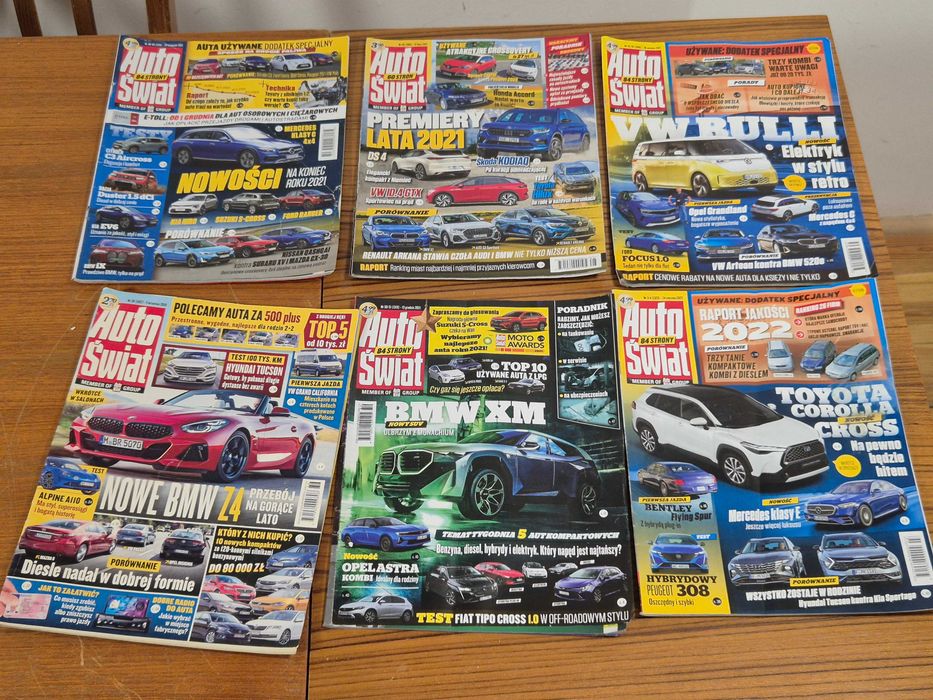 Czasopismo motoryzacyjne Auto Świat