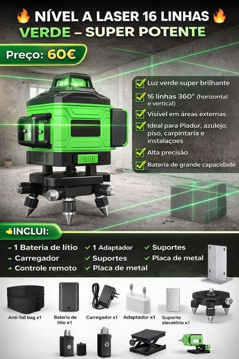 Nível Laser 16 linhas