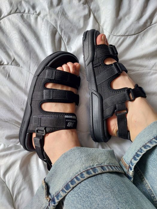 Сандалі New Balance Sandals 36-44р Унісекс Black Grey