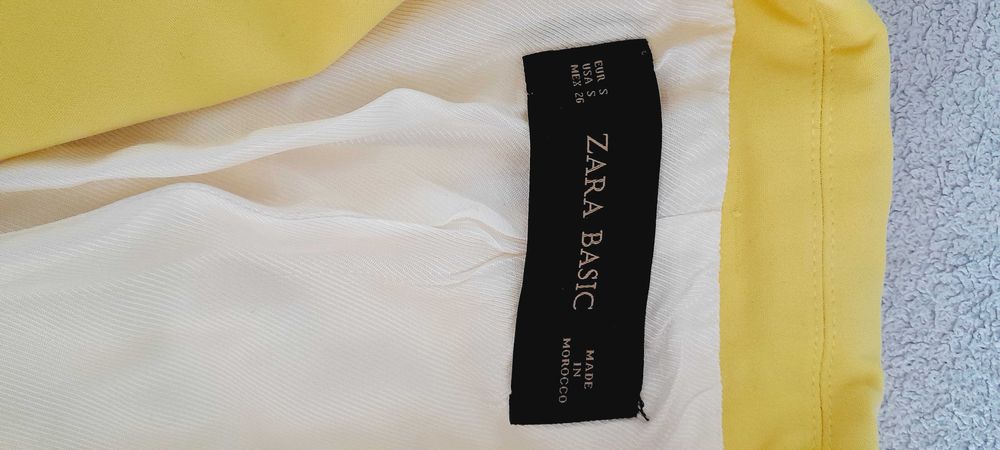 Marynarka żółta S Zara
