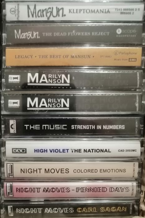 Manson Prodigy Rammstein CD まとめ+1 Аудиокассеты Daft Punk, Orbital, Khruangbin, Manson, Prodigy