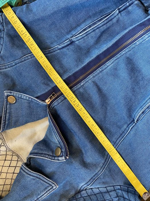 Kurtka typu jeans bomberka jesienna dzinsowa