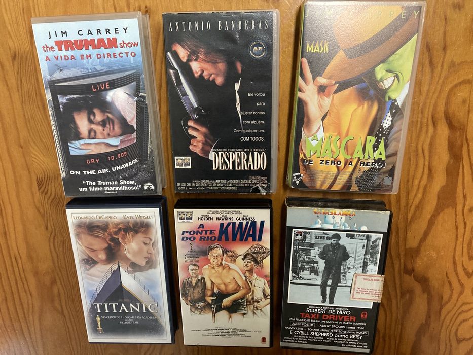 Vários filmes VHS