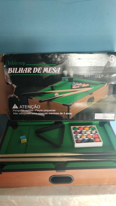 Vendo bilhar de senuker para criança como novo
