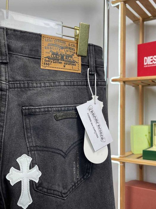 Джинси Chrome Hearts & Levi's | Преміальні Джиносові Штани