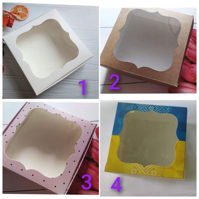 Коробки подарункові для солодощів, прикрас