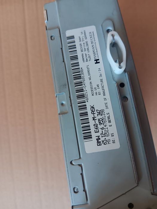 Bmw 5 e61 e60 e63 e64 radio radioodtwarzacz czytnik nawigacji professional audio CD DVD
