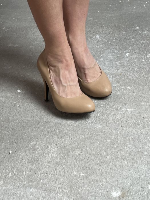 Szpilki 3 pary czarne bezowe nude ombre rozmiar 39
