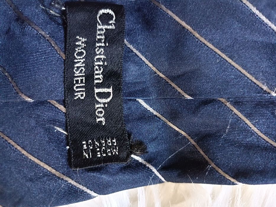 Krawat jedwab Christian Dior