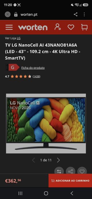 Tv 43 polegadas