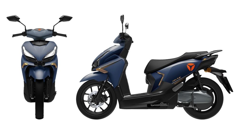 Електричний мопед Yadea Velax  двигун 2000W, акумулятор літій-залізо-фосфатний 72V/30Ah