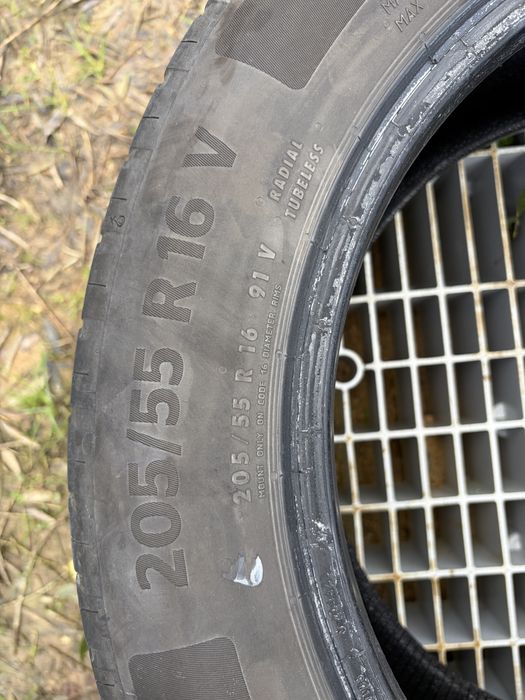 2 Pneus usados Continental ecocontact 6 . 2025/55/R16