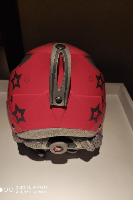 Kask narciarski dla dziewczynki 4F+kominiarka+pokrowiec