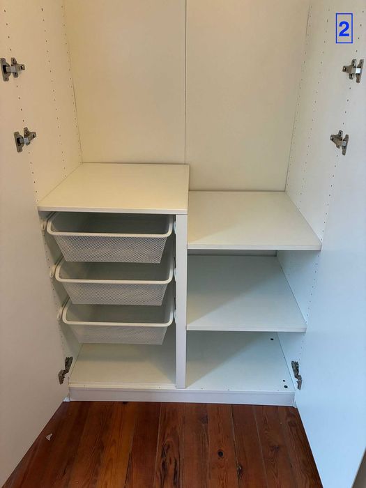 Roupeiros IKEA PAX 3x1m (ou individual)