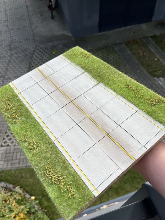 Diorama drogi kołowania