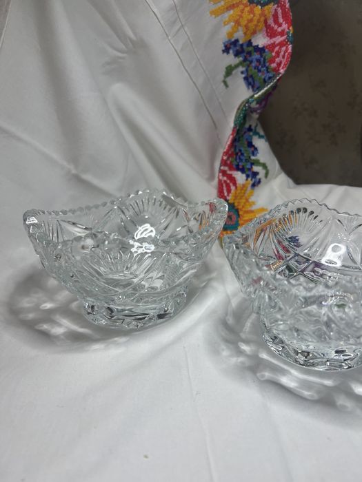 Хрустальные салатницы - конфетницы