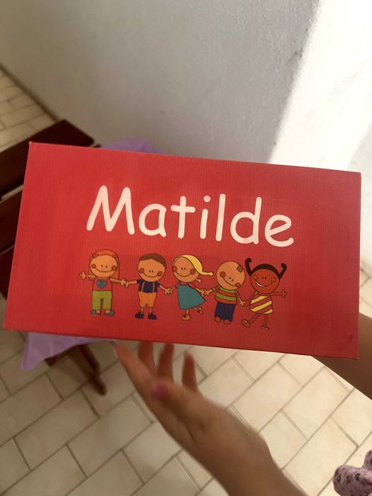 Quadro decorativo com nome artesanal