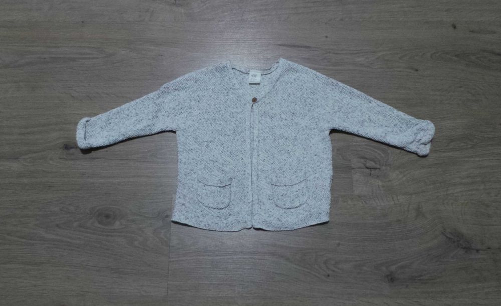 серая куртка кофта детская h&m chicco ido