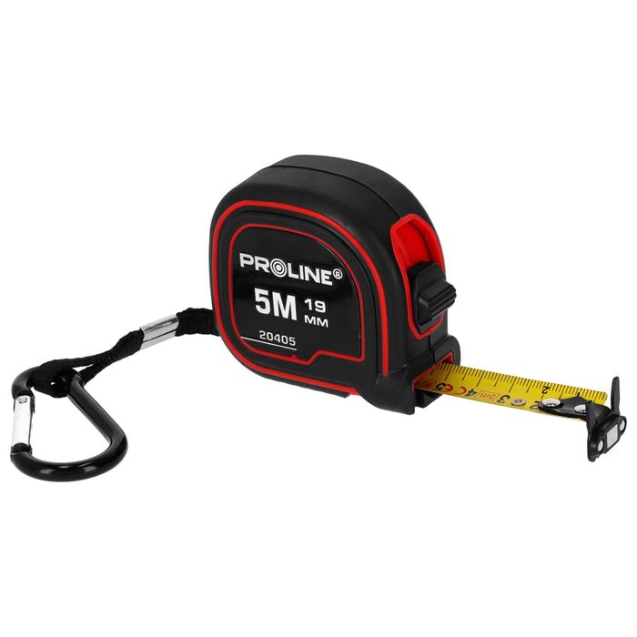 miara zwijana 8m/25mm dwustrmagnnylzawklipceproline