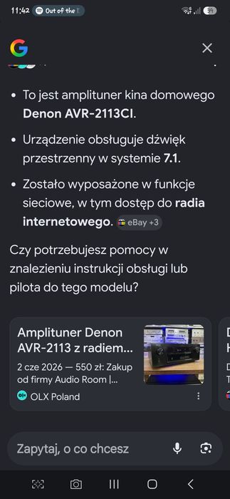 Amplituner denon 7.1