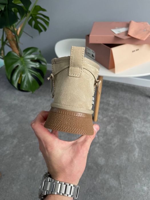 Buty Miu Miu zima beige