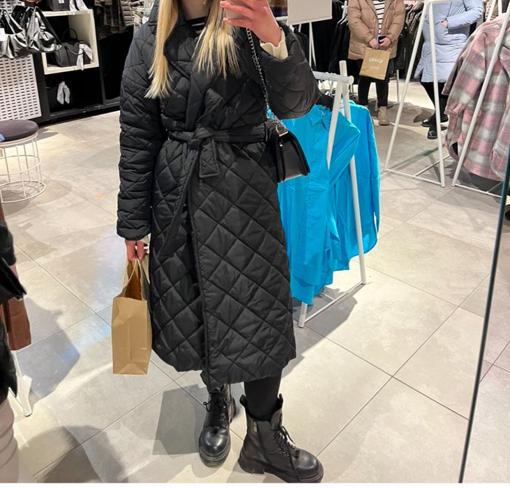 Стьогане пальто, в розмірі С-М