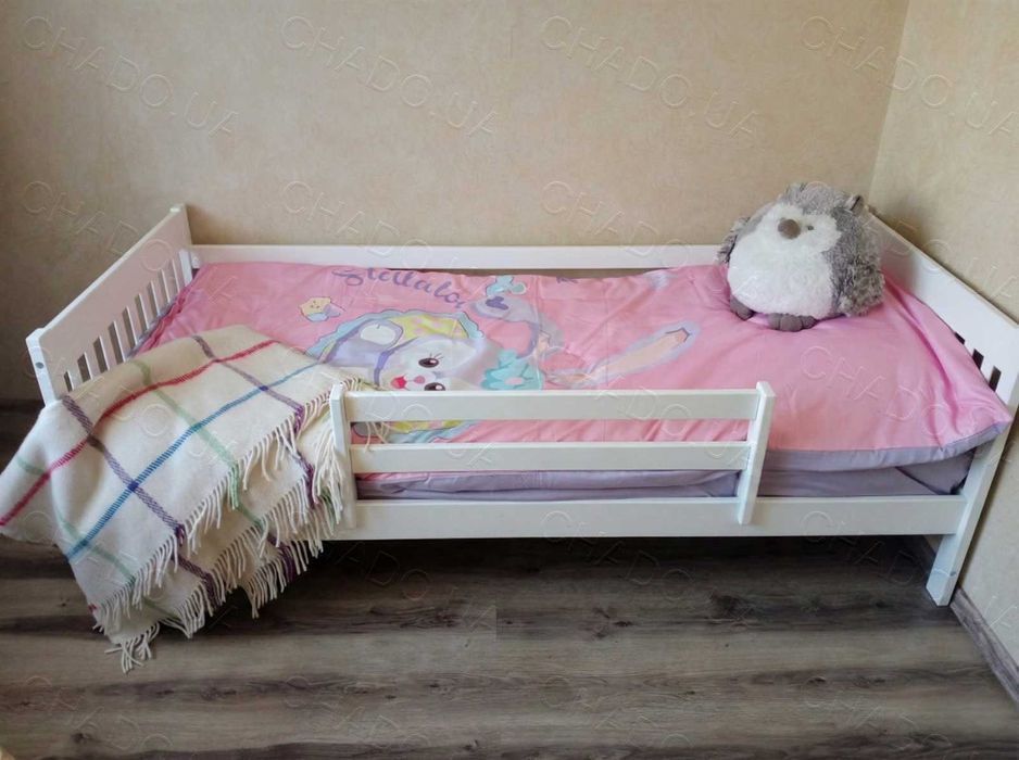 Дитяче ліжко 80x160 фарбоване дерево, ліжечко дитяче, детская кровать