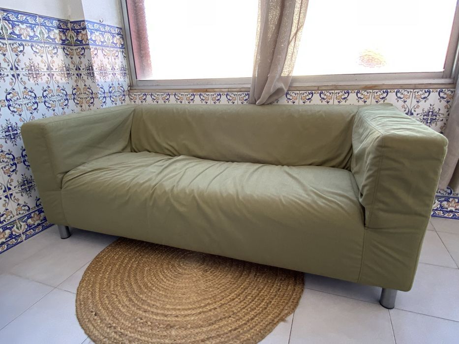 Sofa Ikea Klippan verde oliva