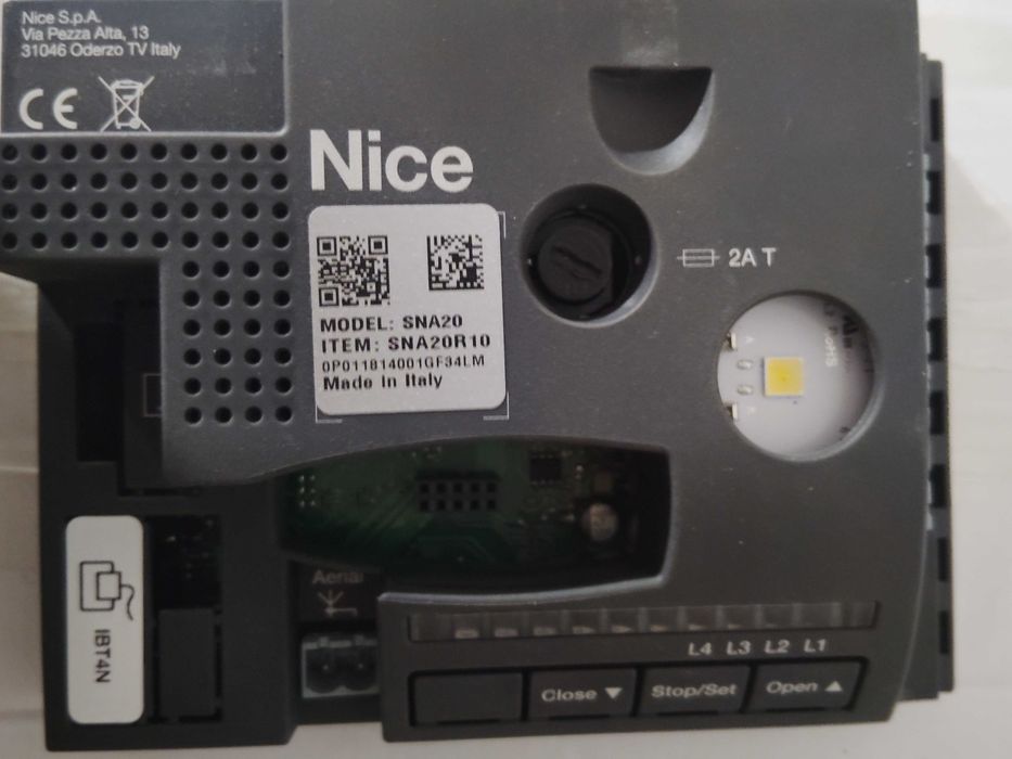 Nice napęd-głowica SPIN 6021,6023,centrala Spin 6041-SNA4R10 oo