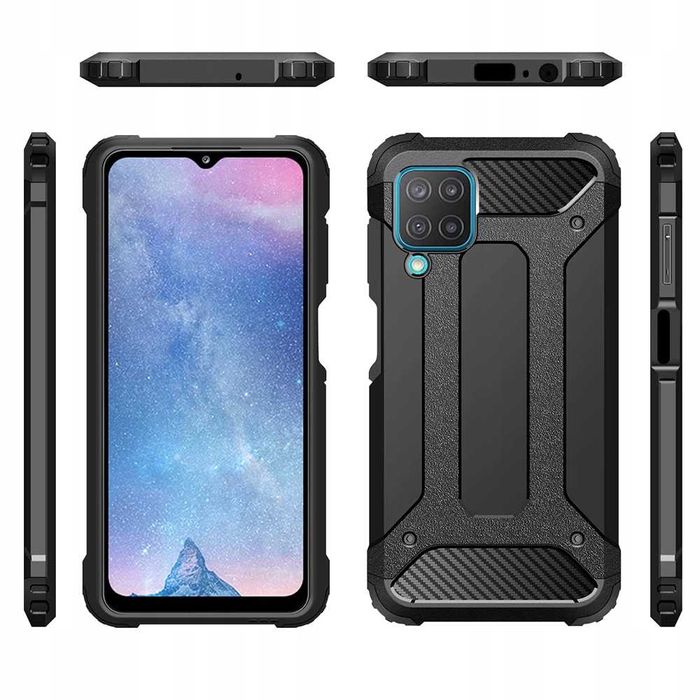 Case Etui Pancerne Armor do Samsung Galaxy A42 5G + Szkło Hartowane