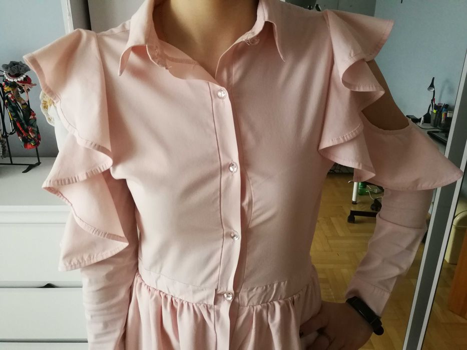 Rozkloszowana, elegancka sukienka