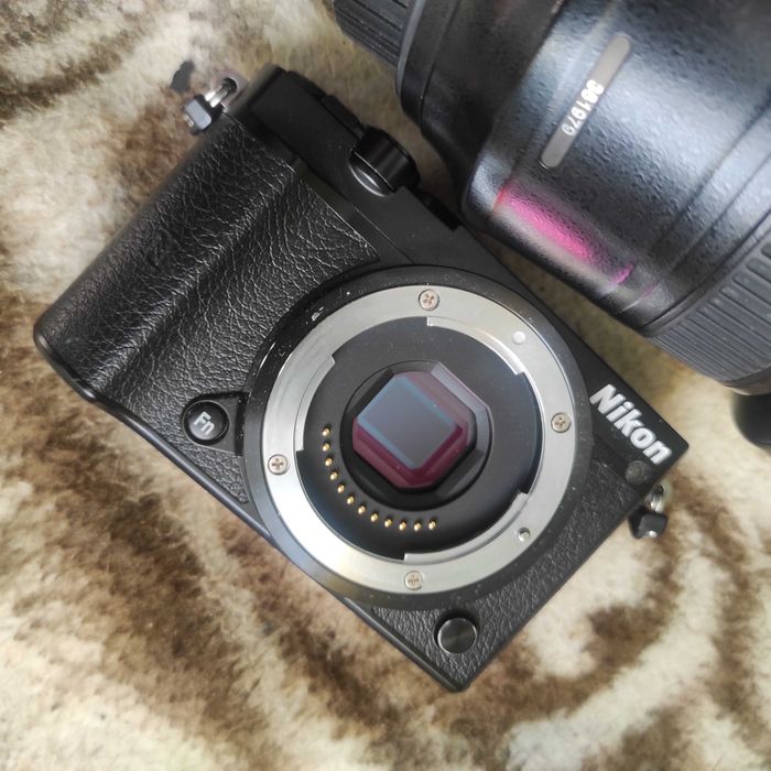 Nikon 1j5 nikkor 85mm 1.8g ftz adapter
