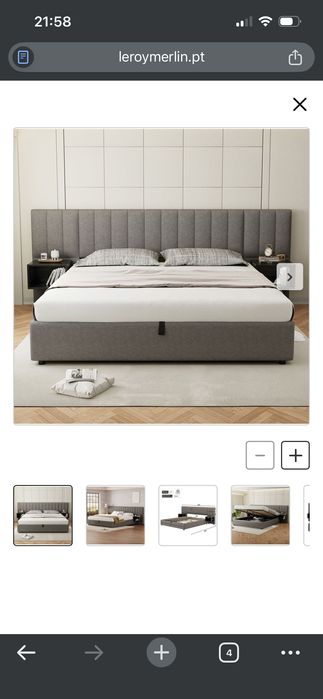 Cama Nova com Arrumação – Nunca Usada!