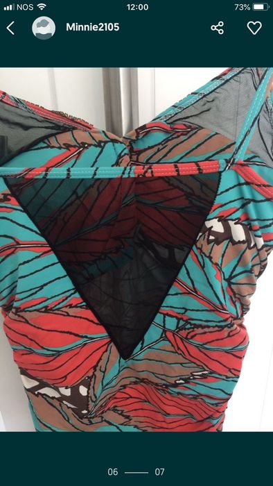 Vestido Italiano lindo S NOVO